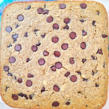 Chocolate chip baked oatmeal